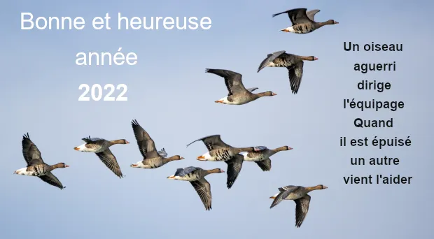 Bonne et heureuse ann&eacute;e 2022